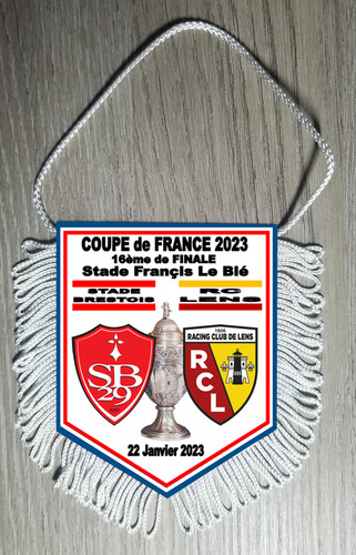 Fanion 16ème finale coupe - fanion, de